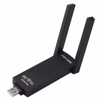 300Mbps Wireless WiFi Repeater USB-Plug Wi-Fi Range Extender Signal Booster Amplifier with 2 High Gain Antennas
300Mbps Wireless WiFi Repeater USB-Plug Wi-Fi Range Extender Signal Booster Amplifier with 2 High Gain Antennas