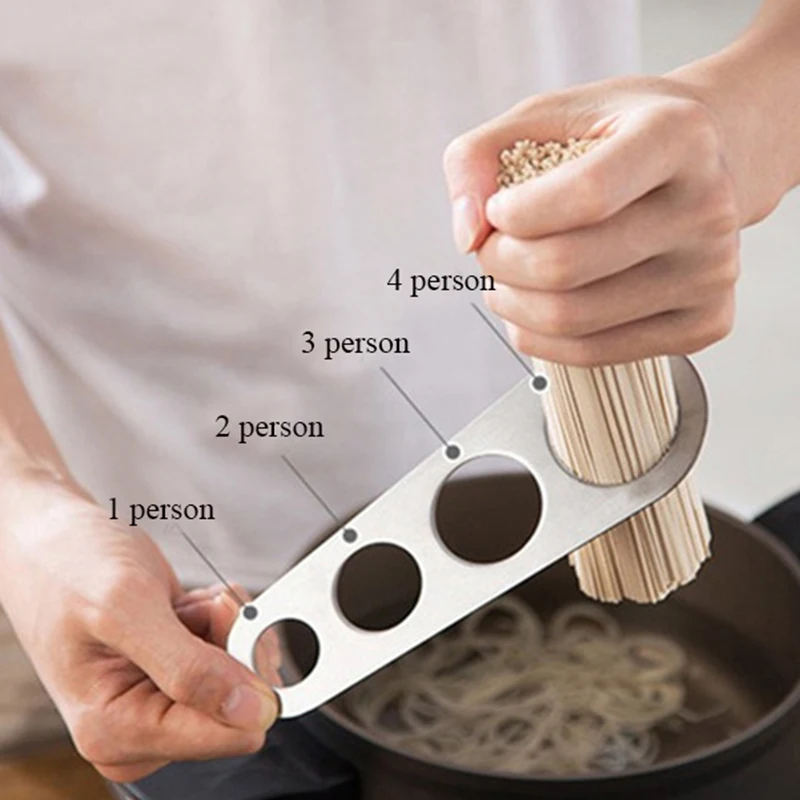 4 Holes Stainless Steel Easy Pasta Measure Spaghetti Measurer Tools Kitchen Gadget Cooking Measuring Tool
4 Holes Stainless Steel Easy Pasta Measure Spaghetti Measurer Tools Kitchen Gadget Cooking Measuring Tool