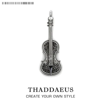 Pendant Skull Violin,2017 Brand 925 Sterling Silver Punk Jewelry Europe Style Bijoux Necklace Accessorie Gift For Men Woman
Pendant Skull Violin,2017 Brand 925 Sterling Silver Punk Jewelry Europe Style Bijoux Necklace Accessorie Gift For Men Woman