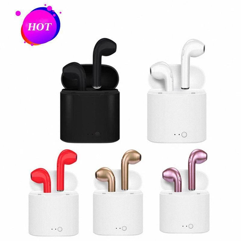 HOT I7s TWS Wireless Bluetooth Earphones with mini Charge box Headsets Earbuds For Iphone X 6 7 8 plus Samsung Xiaomi Huawei LG
HOT I7s TWS Wireless Bluetooth Earphones with mini Charge box Headsets Earbuds For Iphone X 6 7 8 plus Samsung Xiaomi Huawei LG