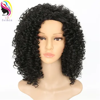 Feibin Short Afro Wigs for Black Women Kinky Curly Ombre Blonde Nature Black African Synthetic Wigs
Feibin Short Afro Wigs for Black Women Kinky Curly Ombre Blonde Nature Black African Synthetic Wigs