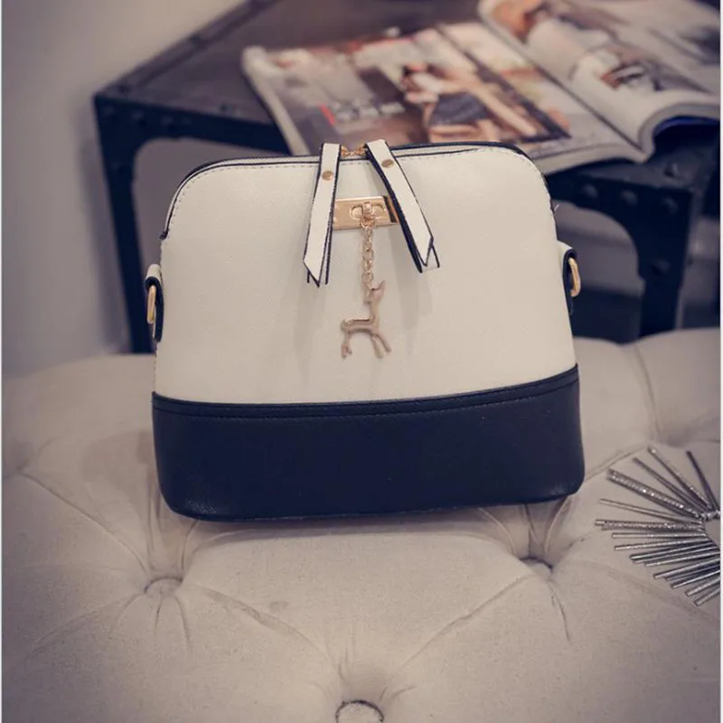 Female handbag pu leather crossbody bag shoulder messenger bag shell model ladies mini bag with deer toy bag pocket
Female handbag pu leather crossbody bag shoulder messenger bag shell model ladies mini bag with deer toy bag pocket