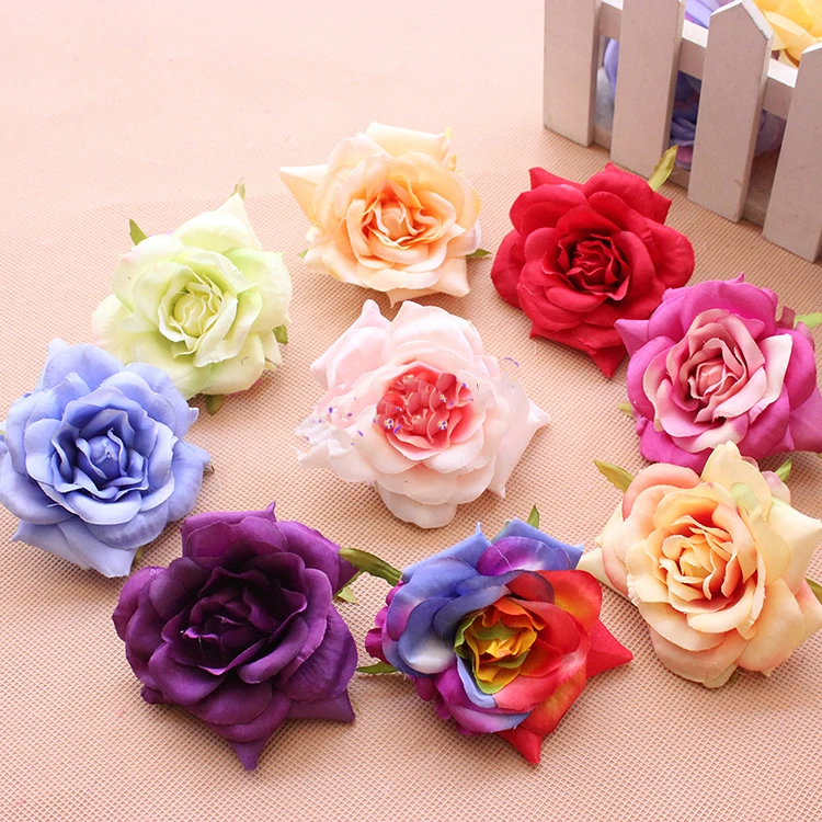 10Pcs High Quality 7CM New Artificial Rose Silk Flowers Head For Home Wedding Party Car Corsage Decoration Accessories
10Pcs High Quality 7CM New Artificial Rose Silk Flowers Head For Home Wedding Party Car Corsage Decoration Accessories