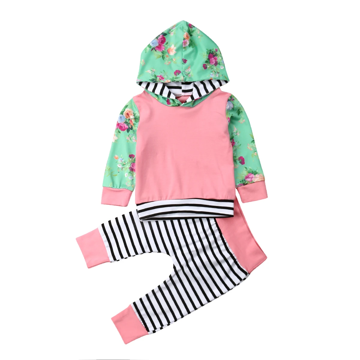 Pudcoco Spring Toddler Infant Kids Baby Girl Clothes Set 2pcs Stripe Flower Hooded Tops + Pants Casual Outfits 2019
Pudcoco Spring Toddler Infant Kids Baby Girl Clothes Set 2pcs Stripe Flower Hooded Tops + Pants Casual Outfits 2019