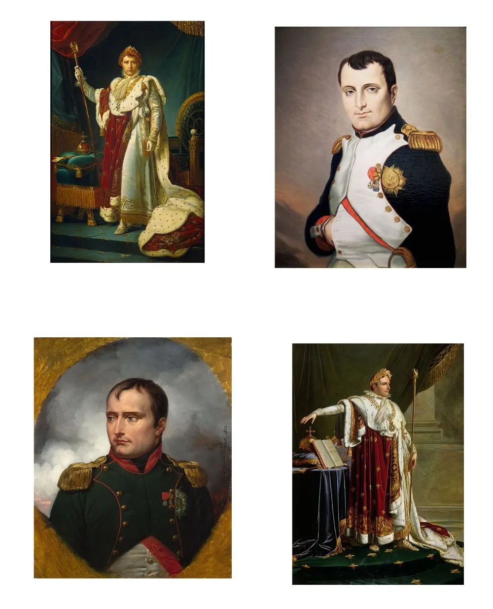 4pcs -GOOD--HOME TOP decorative art GOOD quality- French Emperor Napoleon Bonaparte Napoleon I in Coronation print art painting
4pcs -GOOD--HOME TOP decorative art GOOD quality- French Emperor Napoleon Bonaparte Napoleon I in Coronation print art painting