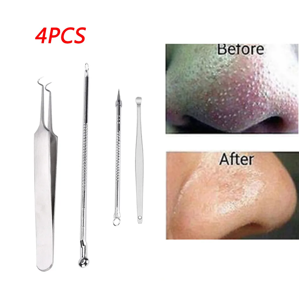 4Pcs Stainless Blackhead Facial Acne Spot Pimple Remover New Arrival Extractor Tool Acne Needle Comedone Set 10
4Pcs Stainless Blackhead Facial Acne Spot Pimple Remover New Arrival Extractor Tool Acne Needle Comedone Set 10