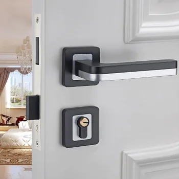 New Style Luminous lock Black Aluminum Handle Lock with Keys Fassion Locks Door Knobs For Interior Door
New Style Luminous lock Black Aluminum Handle Lock with Keys Fassion Locks Door Knobs For Interior Door