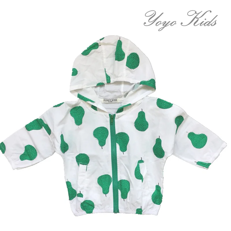 Spring Summer Kids Sunscreen Clothes Baby Strawberry/ Plume/ Artist/ Pear Sun Protection Zipper Jackets CoatAir Condition Blazer
Spring Summer Kids Sunscreen Clothes Baby Strawberry/ Plume/ Artist/ Pear Sun Protection Zipper Jackets CoatAir Condition Blazer