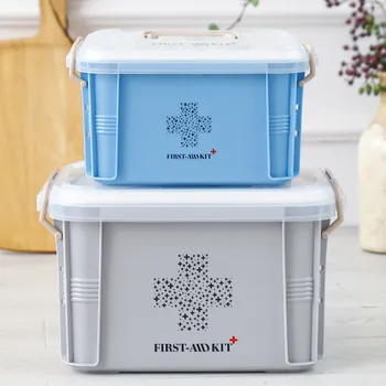 First Aid Kit Organizer Plastic Storage Box Medical Box Multilayer Pillbox Nordic Family Organization Box
First Aid Kit Organizer Plastic Storage Box Medical Box Multilayer Pillbox Nordic Family Organization Box