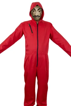 La casa de papel Money Heist Dali Halloween Jumpsuit Cosplay Costume 
La casa de papel Money Heist Dali Halloween Jumpsuit Cosplay Costume