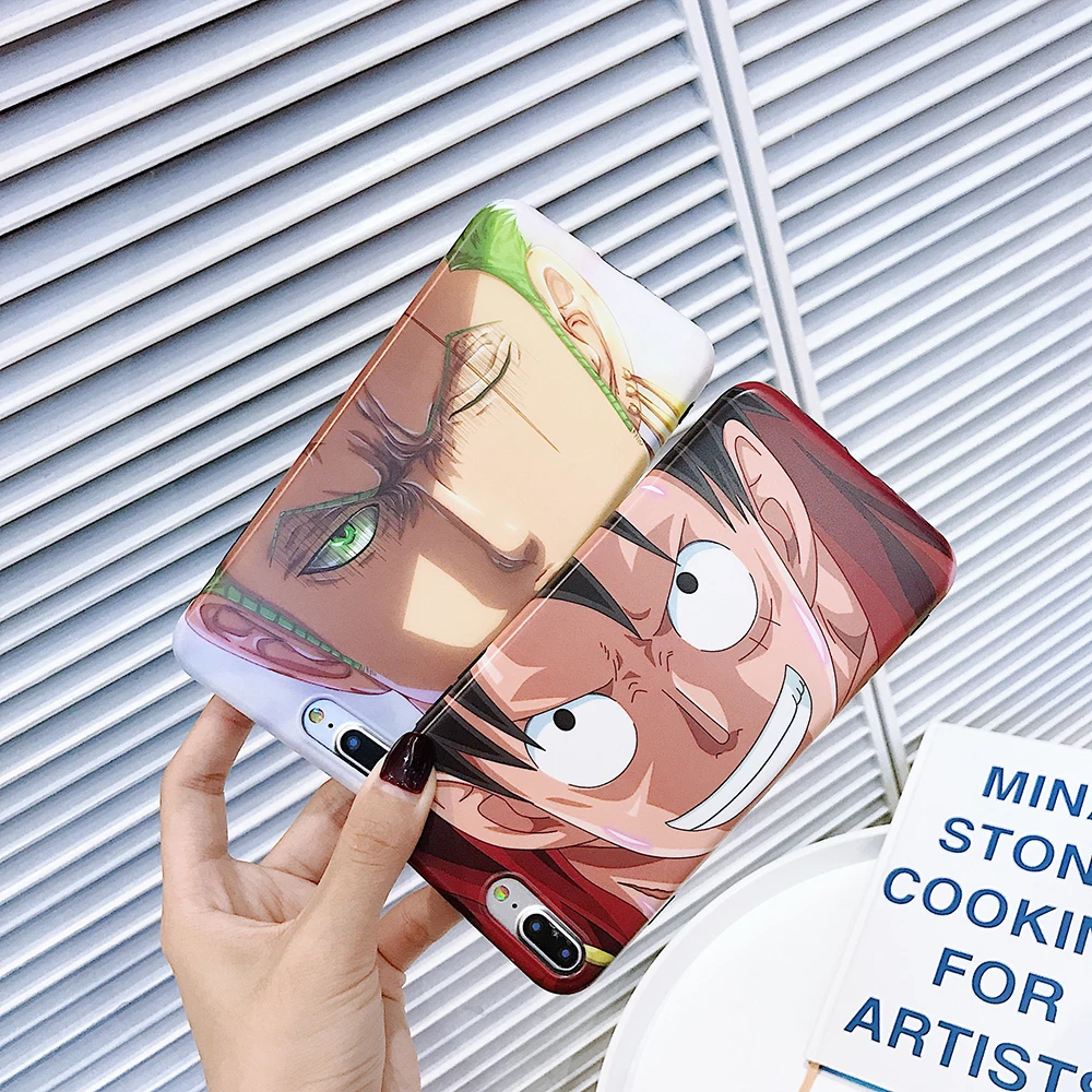 LISM Casing For iPhone 6 6S 7 8 Plus X XR XS Max Luxury One Piece Luffy Zoro ACE Paniting Soft IMD Phone Case Cover Protector
LISM Casing For iPhone 6 6S 7 8 Plus X XR XS Max Luxury One Piece Luffy Zoro ACE Paniting Soft IMD Phone Case Cover Protector