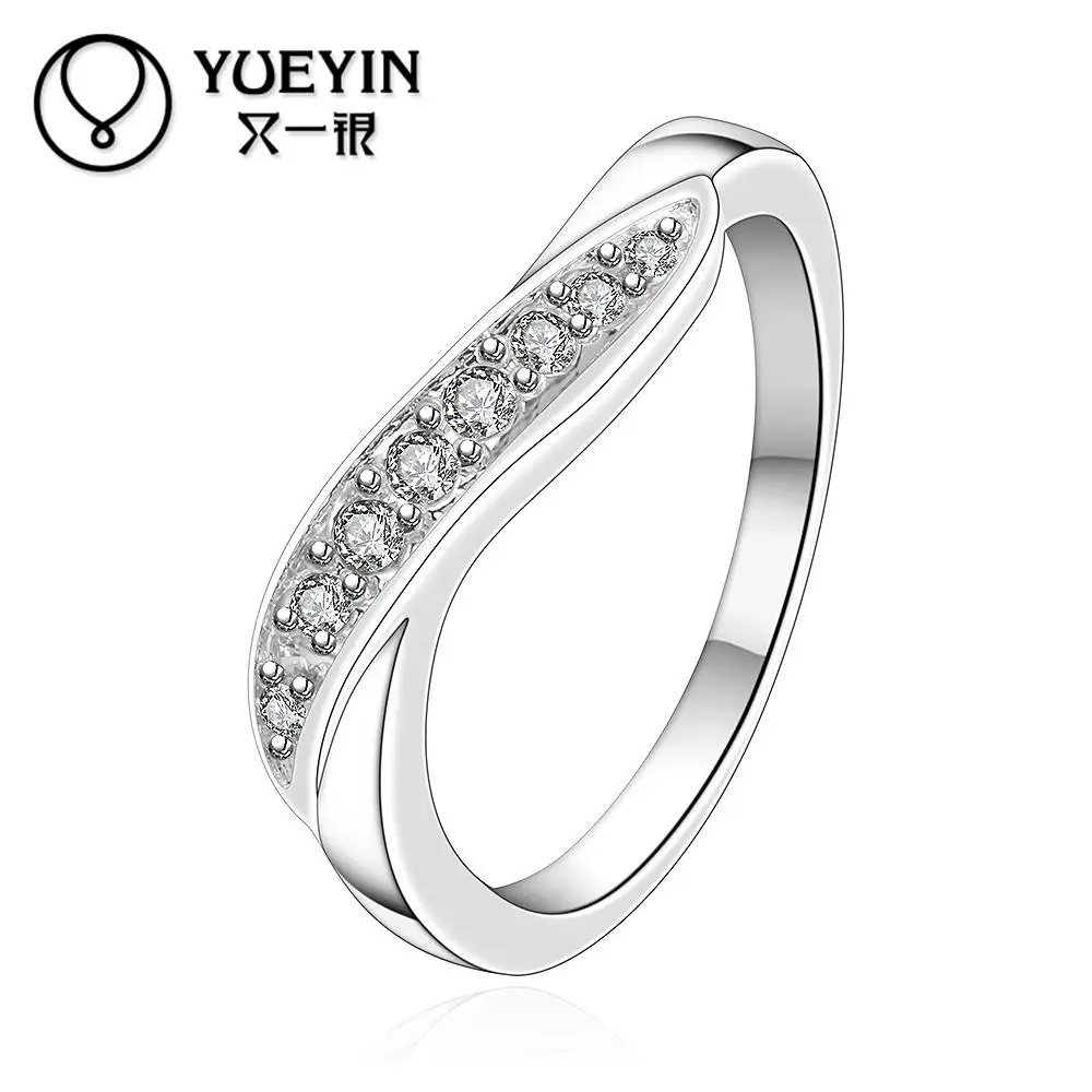 NEW SALE Jewelry Silver Plated Finger Ring Lady Women Silver Ring Wedding Love Valentine's Day
NEW SALE Jewelry Silver Plated Finger Ring Lady Women Silver Ring Wedding Love Valentine's Day