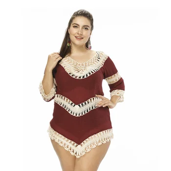 2019 Beach Crochet cover up Brazilian Bikini Embroidery Kaftan Saidas plus size Swim cover ups pareos playa sarong beach wrap
2019 Beach Crochet cover up Brazilian Bikini Embroidery Kaftan Saidas plus size Swim cover ups pareos playa sarong beach wrap