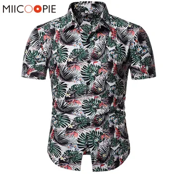 Floral Short Sleeve Men Shirt Summer Casual Beach Hawaiian Shirt Male Palm Tree Printed Cotton Shirts Dress Camisas Hombre XXXL
Floral Short Sleeve Men Shirt Summer Casual Beach Hawaiian Shirt Male Palm Tree Printed Cotton Shirts Dress Camisas Hombre XXXL