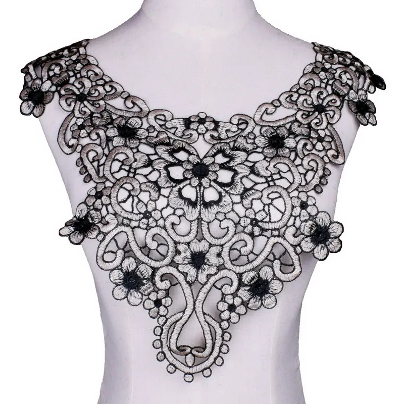 African Gray Black Lace Neckline Collar Sew On Embroidery Appliques For Cloth Accessories Scrapbooking
African Gray Black Lace Neckline Collar Sew On Embroidery Appliques For Cloth Accessories Scrapbooking