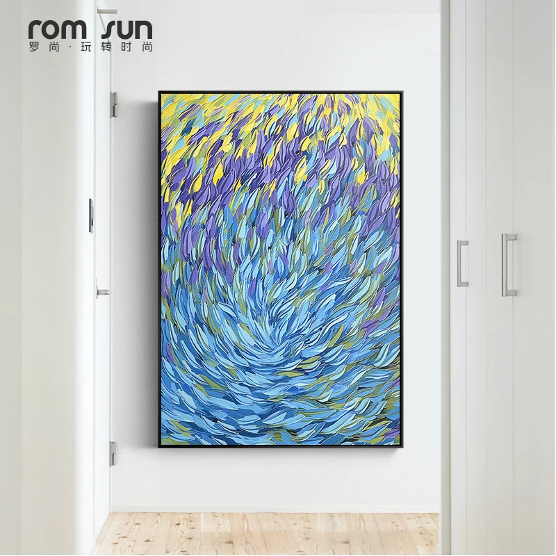 Abstract Shoal Of Fish Landscape Canvas Painting Blue Purple Posters And Prints Wall Art Pictures For Living Room Home Decor
Abstract Shoal Of Fish Landscape Canvas Painting Blue Purple Posters And Prints Wall Art Pictures For Living Room Home Decor