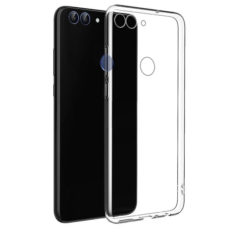 Фото Clear Shockproof Silicone Transparent Phone Case Cover Coque For Huawei PSMART PLUS | Мобильные телефоны и аксессуары