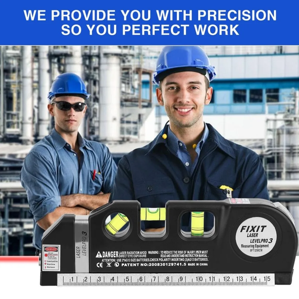 Multipurpose Laser Level Horizon Upright Measure 8FT Aligner Standard and Metric Ruler Multipurpose Measure Level Laser Black
Multipurpose Laser Level Horizon Upright Measure 8FT Aligner Standard and Metric Ruler Multipurpose Measure Level Laser Black