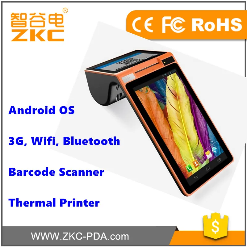 Мобильный Android POS портативный терминал с NFC-ридером/7-дюймовый планшет 4 3 дюйма