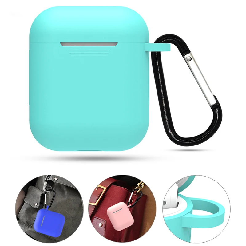 Soft Silicone Earphone Case For Apple Airpods Shockproof Earphone Protective Cover Waterproof for iPhone 7 8 Headset Accessories
Soft Silicone Earphone Case For Apple Airpods Shockproof Earphone Protective Cover Waterproof for iPhone 7 8 Headset Accessories