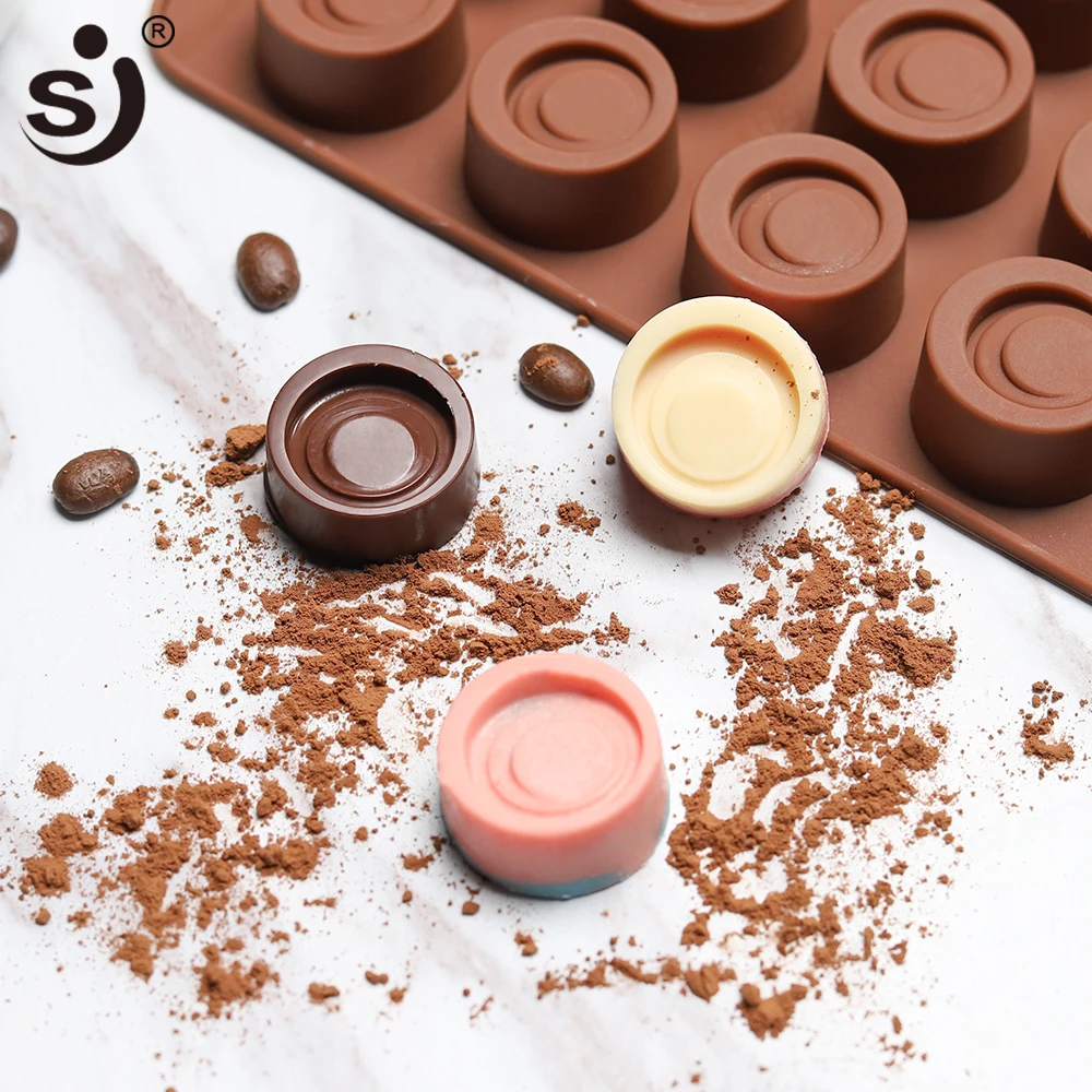 15Cavity DIY Silicone Chocolate Mold Candy Mould Round Form Cake Molds Cake Decoration Tool 3d Silicone Molds Baking Tool
15Cavity DIY Silicone Chocolate Mold Candy Mould Round Form Cake Molds Cake Decoration Tool 3d Silicone Molds Baking Tool