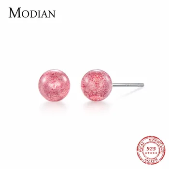 MODIAN 925 Sterling Silver Women's Jewelry Fashion Tiny Strawberry Crystal Stud Earrings Gift for Women Kids Lady Madam Women
MODIAN 925 Sterling Silver Women's Jewelry Fashion Tiny Strawberry Crystal Stud Earrings Gift for Women Kids Lady Madam Women