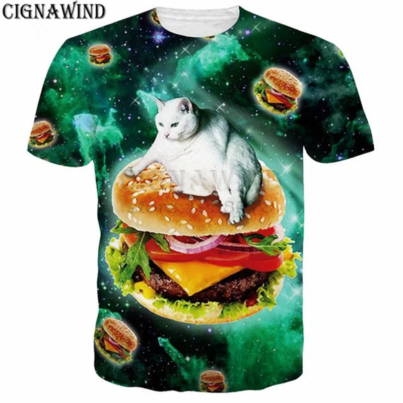 Funny t shirts men/women Hamburgers Space Galaxy cat 3D printed t-shirt casual Harajuku style tshirt streetwear summer tops
Funny t shirts men/women Hamburgers Space Galaxy cat 3D printed t-shirt casual Harajuku style tshirt streetwear summer tops