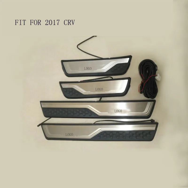 Fit for CRV 2017 2018 car styling Stainless Steel LED Door Sill Scuff Plates for Honda CR-V CRV 2017 Car Door Sill Protector
Fit for CRV 2017 2018 car styling Stainless Steel LED Door Sill Scuff Plates for Honda CR-V CRV 2017 Car Door Sill Protector