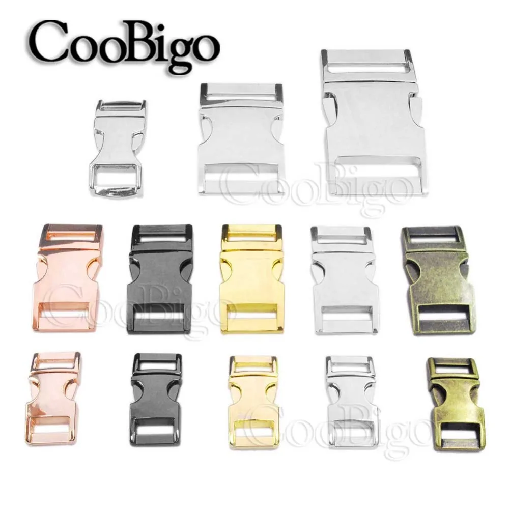 1pcs Metal Hardware 3/8"~1" Release Buckles for Paracord Bracelet Pets Collar Webbing Harness Outdoor Backpack Bags
1pcs Metal Hardware 3/8"~1" Release Buckles for Paracord Bracelet Pets Collar Webbing Harness Outdoor Backpack Bags