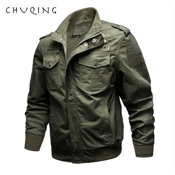 CHUQING 2019 Spring and Autumn Tooling Men's Motorcycle Jacket Casual Stand Collar Large Size Coat Male
CHUQING 2019 Spring and Autumn Tooling Men's Motorcycle Jacket Casual Stand Collar Large Size Coat Male