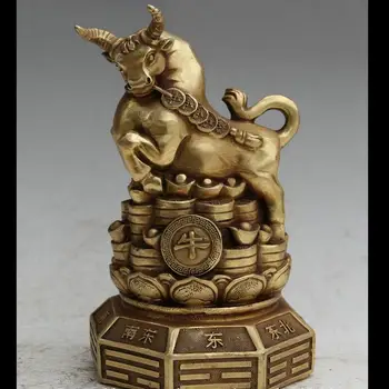 zhaorui4884421+ +8" Chinese Brass Folk Wealth Feng Shui Zodiac Year Bull Oxen Statue sculpture
zhaorui4884421+ +8" Chinese Brass Folk Wealth Feng Shui Zodiac Year Bull Oxen Statue sculpture
