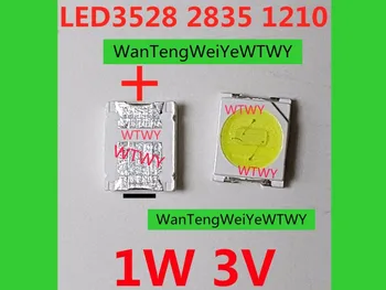 100pcs UNI LED 3528 2835 1210 LED Backlight TV High Power 1W 3V LED Backlight Cool white For LED LCD TV Backlight Application
100pcs UNI LED 3528 2835 1210 LED Backlight TV High Power 1W 3V LED Backlight Cool white For LED LCD TV Backlight Application