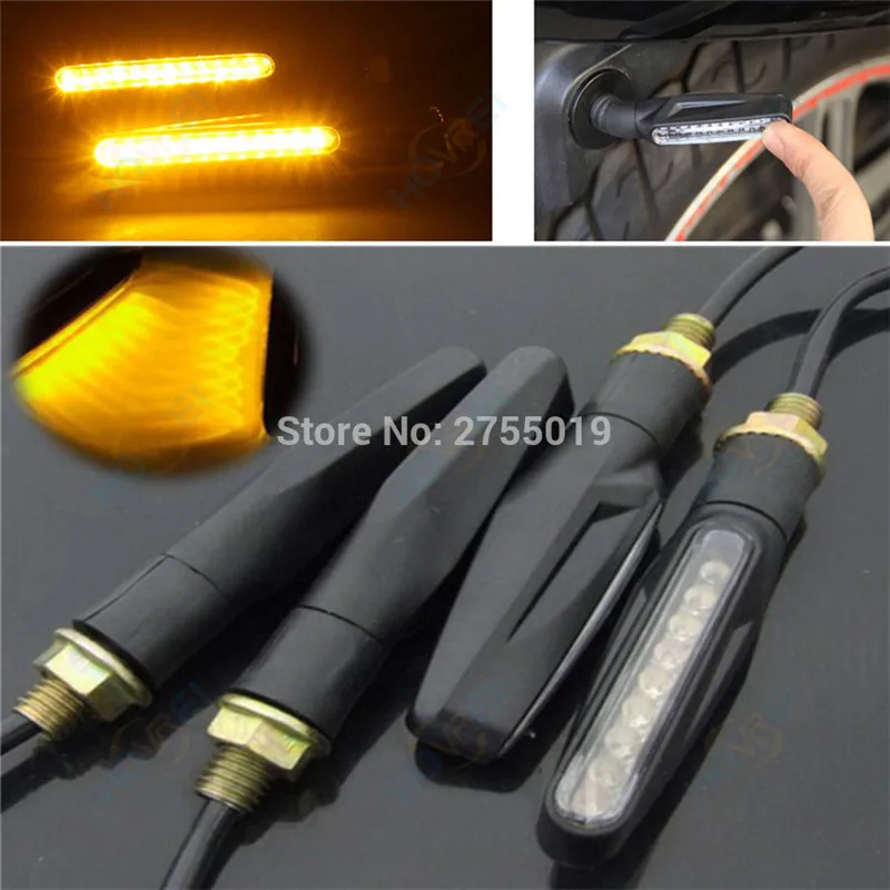 4pcs Universa 12V Motorcycle LED Turn Signal Light Indicator Blinker Amber Motorbike Blinker Flashing lamp
4pcs Universa 12V Motorcycle LED Turn Signal Light Indicator Blinker Amber Motorbike Blinker Flashing lamp