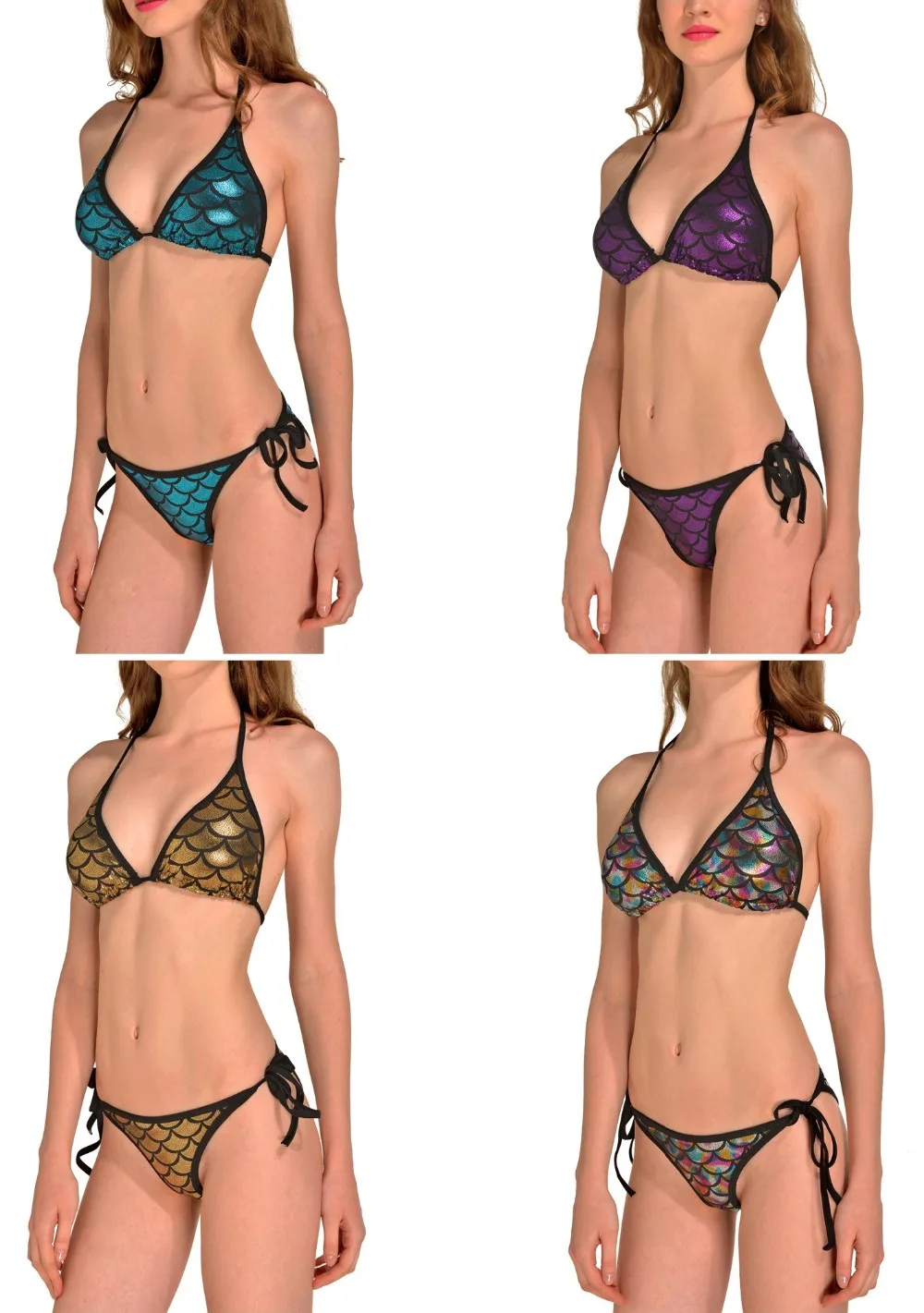 2016 New Arrival 9 Colours Women Sexy Bikini Set Fishing Scale Pattern Swimsuit Halter Top Summer Beach Swimwear Free Shipping
2016 New Arrival 9 Colours Women Sexy Bikini Set Fishing Scale Pattern Swimsuit Halter Top Summer Beach Swimwear Free Shipping