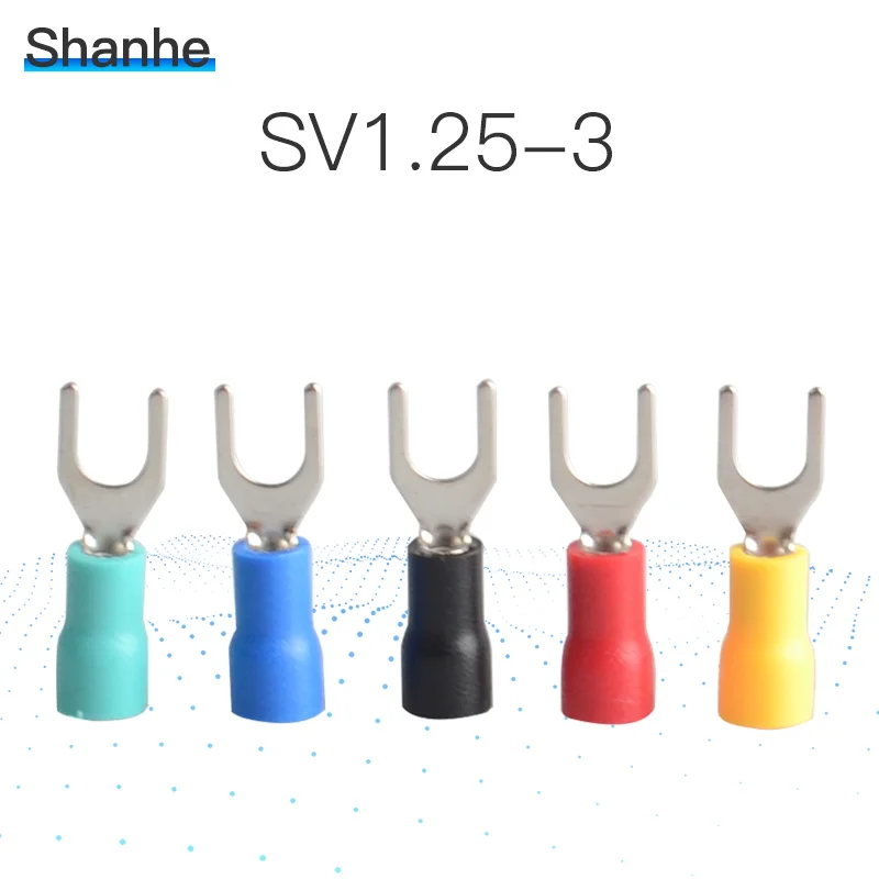 SV1.25-3 Furcate Terminal Cable Wire Connector Insulated Wiring Terminals electrical Lug crimp terminal
SV1.25-3 Furcate Terminal Cable Wire Connector Insulated Wiring Terminals electrical Lug crimp terminal