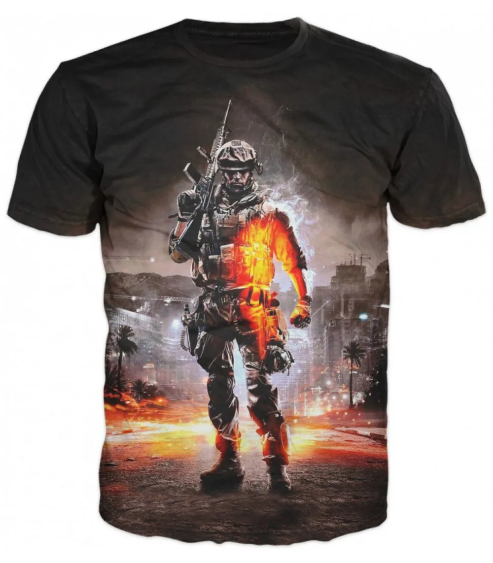 2018 Crewneck A SOLDIER WITH A RIFLE Printed T Shirt Fashion Famous Harajuku T Shirt
2018 Crewneck A SOLDIER WITH A RIFLE Printed T Shirt Fashion Famous Harajuku T Shirt