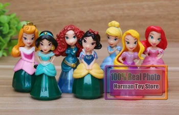 7pcs/lot 7cm PVC anime figure Crystal princess Snow White/Cinderella/Sleeping Beauty action figure set collectible model toys
7pcs/lot 7cm PVC anime figure Crystal princess Snow White/Cinderella/Sleeping Beauty action figure set collectible model toys