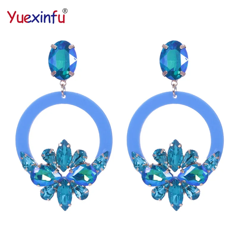 Yuexinfu Crystal Stone Drop Earrings For Women Resin round Big Earrings Pendients Wedding Earrings Jewelry Brand Earrings Set
Yuexinfu Crystal Stone Drop Earrings For Women Resin round Big Earrings Pendients Wedding Earrings Jewelry Brand Earrings Set