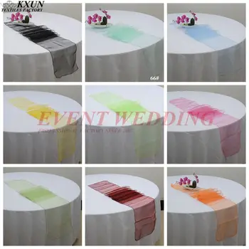 10 pcs/lot Organza Table Cloth Runner Wedding Party Supply Event Favours Xmas Decoration
10 pcs/lot Organza Table Cloth Runner Wedding Party Supply Event Favours Xmas Decoration