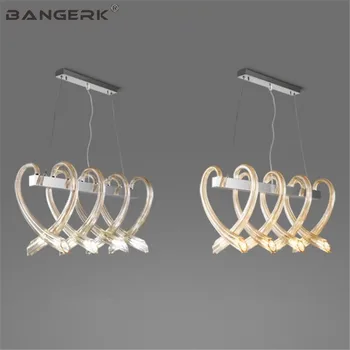 Modern Creative Romantic Heart Chandeliers LED Iron Glass Hanging Lamp Chandelier Home Decor Lustres Luminaria Fixtures
Modern Creative Romantic Heart Chandeliers LED Iron Glass Hanging Lamp Chandelier Home Decor Lustres Luminaria Fixtures