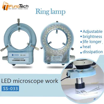 SS-033C Microscope 36 LED White Light Source Dust-Proof Mirror Anti Fume Protector Doubling Magnifier
SS-033C Microscope 36 LED White Light Source Dust-Proof Mirror Anti Fume Protector Doubling Magnifier