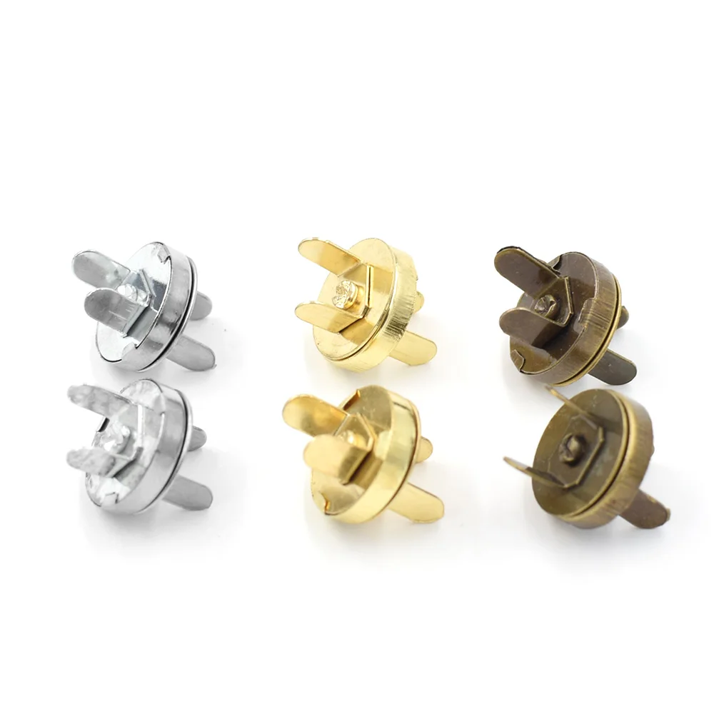 10 sets Strong magnetic Snaps faster Magnet clasp buckle Luggage buttons Two feet magnetic buckle Snap buttons