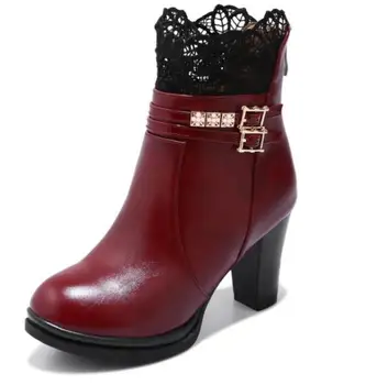 Winter Size Female 26-62 Zapatos Mujer Pumps Women Shoes Woman Belt Buckle Platform Chunky High Heels Ankle Boots Girls BYB16168
Winter Size Female 26-62 Zapatos Mujer Pumps Women Shoes Woman Belt Buckle Platform Chunky High Heels Ankle Boots Girls BYB16168