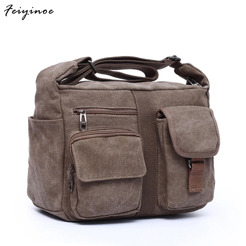 Image 2015 new canvas bag handbag men women  oblique satchel bags men messenger bag shoulder bagmore sturdy and durable