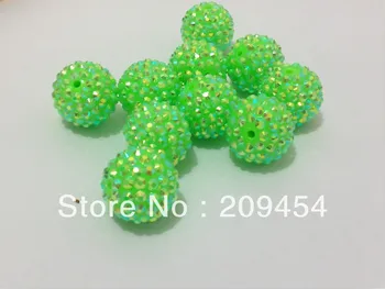 20mm 100pcs/lot Green(92#) Color Resin Rhinestone Ball Beads,Chunky Beads For Kids Jewelry Making
20mm 100pcs/lot Green(92#) Color Resin Rhinestone Ball Beads,Chunky Beads For Kids Jewelry Making