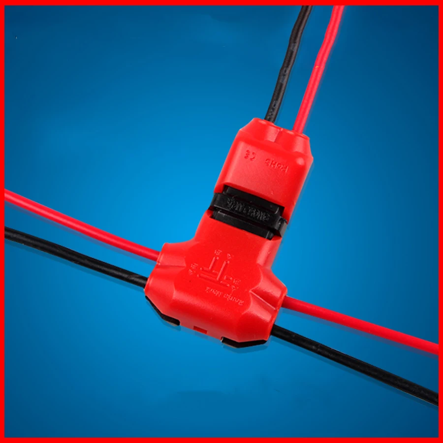 2 Pin 2 Way dc/ac 300v 10a Universal Compact Wire Wiring Connector T SHAPE Conductor Terminal Block With Lever AWG 18-24
2 Pin 2 Way dc/ac 300v 10a Universal Compact Wire Wiring Connector T SHAPE Conductor Terminal Block With Lever AWG 18-24