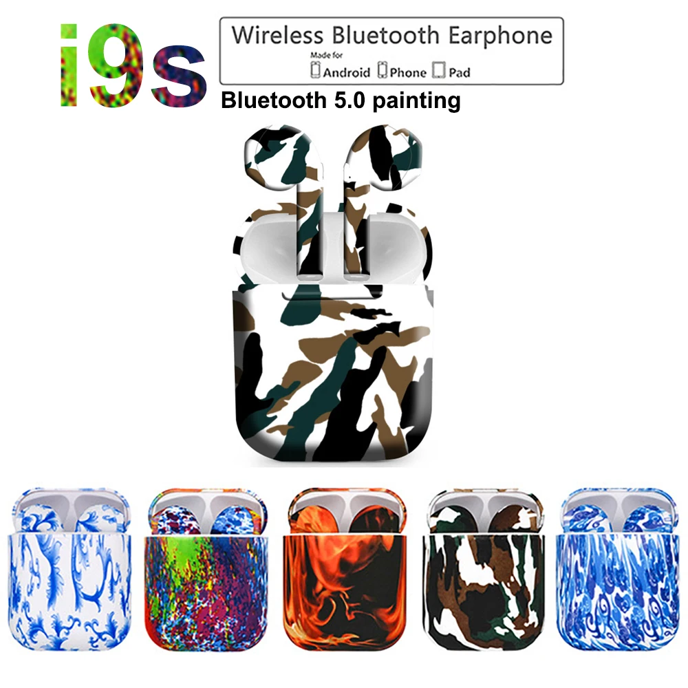wireless Headphone Bluetooth 5.0 Mini I9s In Ear Bluetooth Headset With Pattern Earbuds Stereo Sound Earpiece Air Fots For Phone
wireless Headphone Bluetooth 5.0 Mini I9s In Ear Bluetooth Headset With Pattern Earbuds Stereo Sound Earpiece Air Fots For Phone