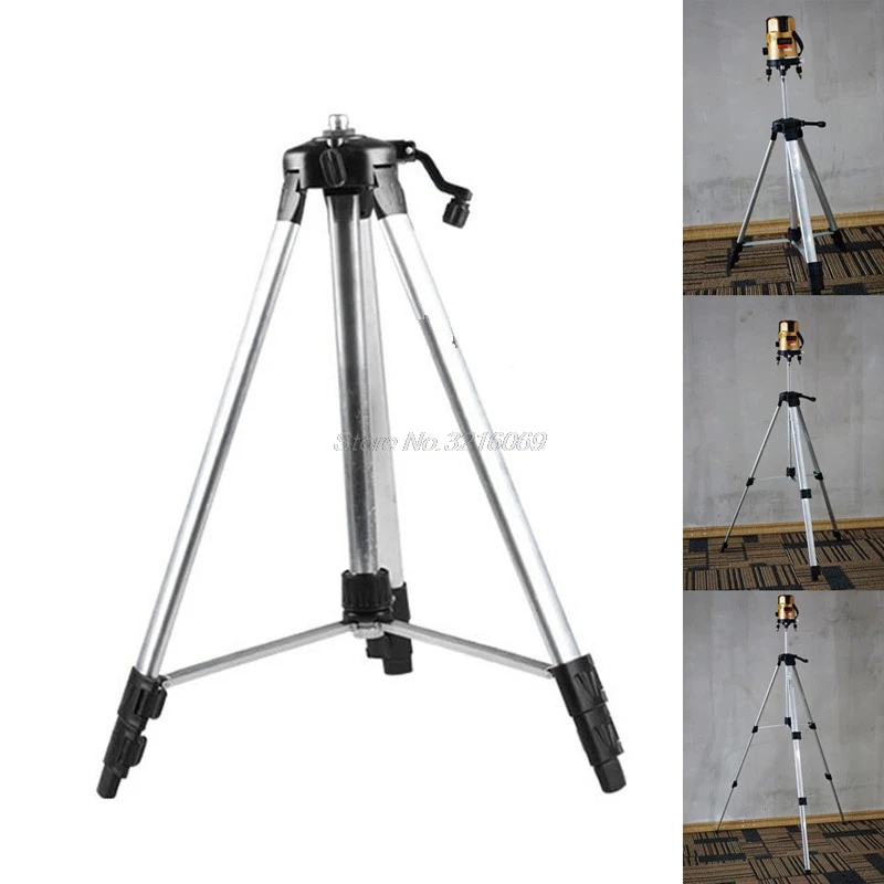 

150cm 110cm Tripod Carbon Aluminum With 5/8 Adapter For Laser Level Adjustable