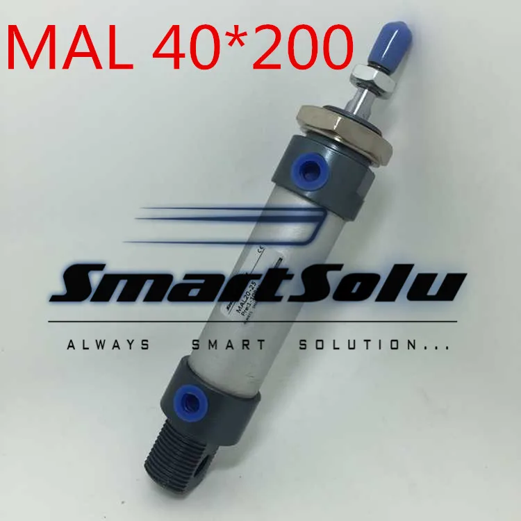 Free Shipping MAL Series 40MM Bore 200MM Stroke Aluminium Alloy Pneumatic Mini Air Cylinder , 1/8" Port Double Acting 40x200 mm
Free Shipping MAL Series 40MM Bore 200MM Stroke Aluminium Alloy Pneumatic Mini Air Cylinder , 1/8" Port Double Acting 40x200 mm