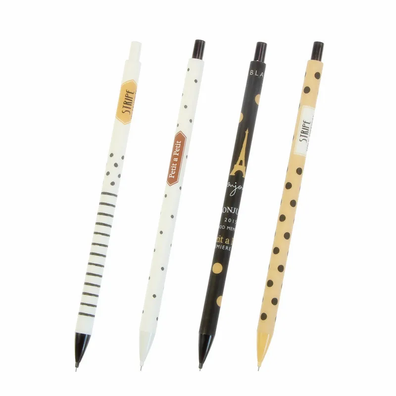 4pcs/set New 0.5 mm Cute Kawaii Plastic Mechanical Pencil Lovely Dots Bear Automatic Pen For Kid Gift Office School Supplies
4pcs/set New 0.5 mm Cute Kawaii Plastic Mechanical Pencil Lovely Dots Bear Automatic Pen For Kid Gift Office School Supplies
